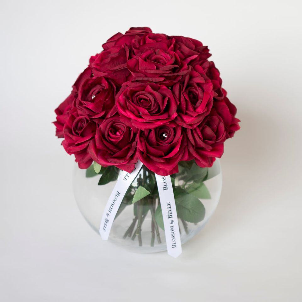 Medium Red Rose Bowl