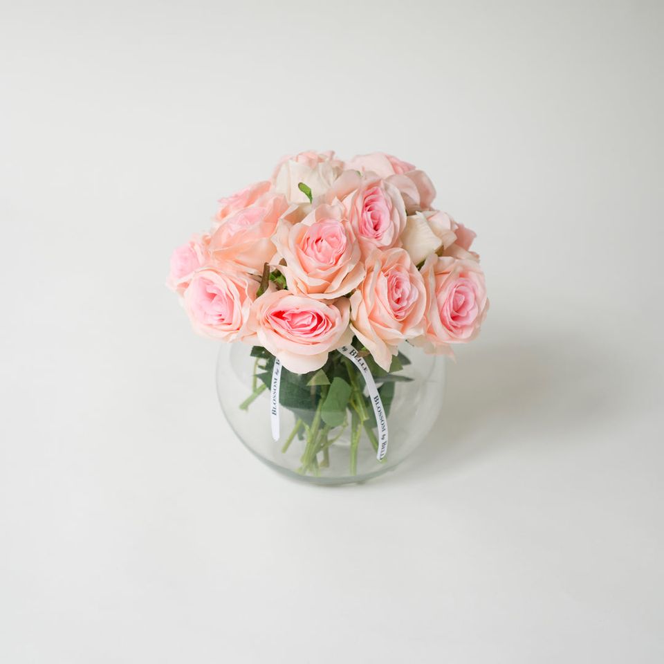 The Light Pink Rose Bowl - Small