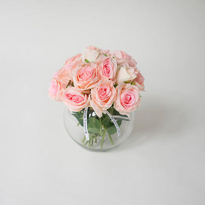 The Light Pink Rose Bowl - Small