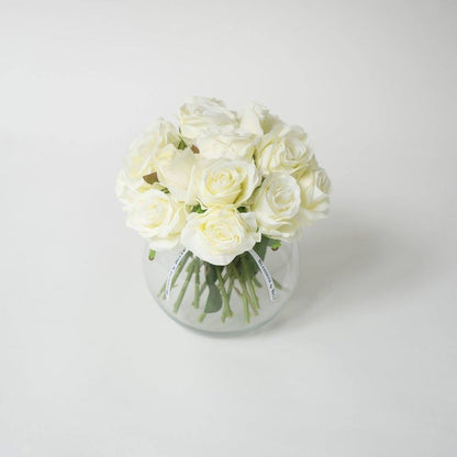 The Natural Cream Rose Bowl - Small